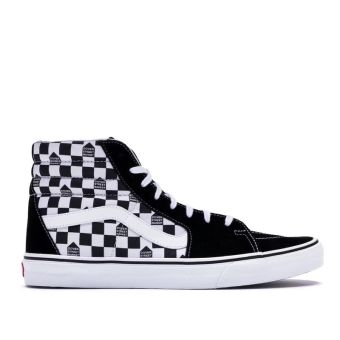 Checkerboard Sk8-Hi Lite in Black/White