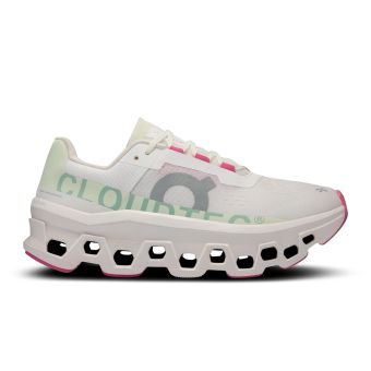 ON Footwear Women's Cloudmonster in White/Lima