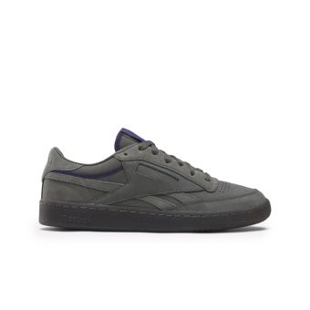 Reebok X Adsum Club C Revenge Shoes in Essgry/Purgry/Cblack