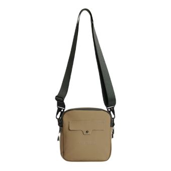 Tretorn PU Crossbody Waterproof Bag in Shitake