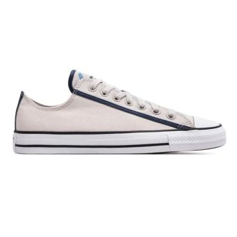 Converse Chuck Taylor All Star Canvas Low Top in OX Pale Putty/Navy