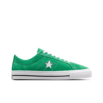 Converse One Star Pro Low Top in Apex Green/White/Black