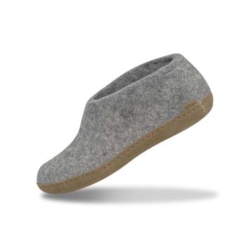 Glerups Shoe with leather sole in Grey