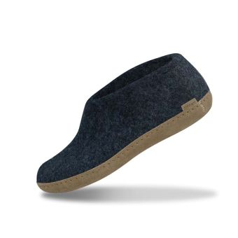 Glerups Shoe with leather sole in Denim