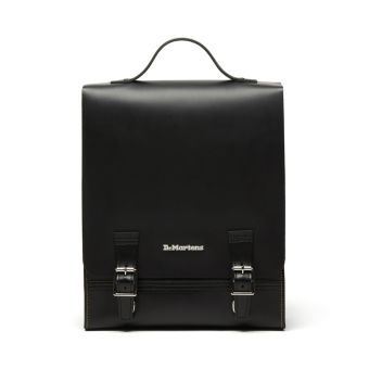 Dr. Martens Leather Box Backpack in Black