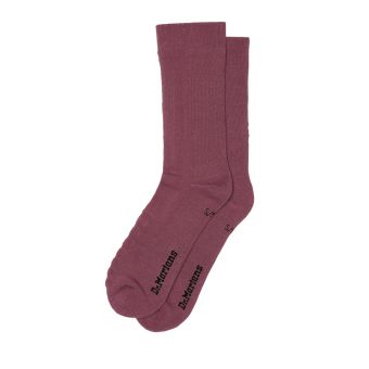 Dr. Martens Double Doc Cotton Blend Socks in Muted Purple