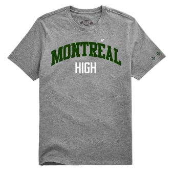 Artgang Montreal High T-Shirt in Athletic Grey