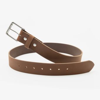 Fab Leather Belt in Brown