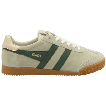 Gola Classics Women's Elan Sneakers in Wheat/Evergreen/Pearl Pink