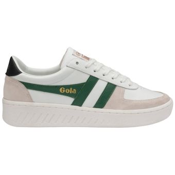 Gola Classics Men's Grandslam Classic Sneakers in White/Green/Black