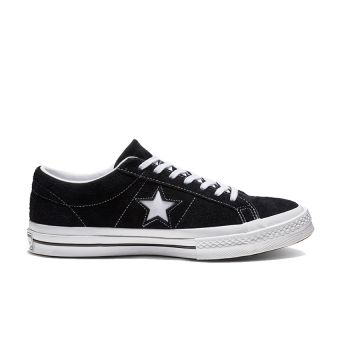 Converse One Star Premium Suede Low Top in Black