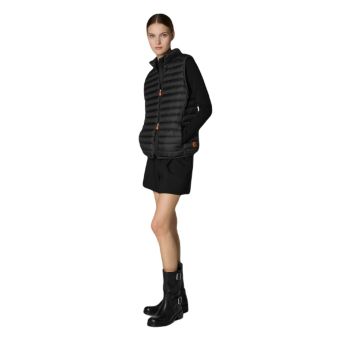 Save The Duck Women's Quilted Gilet Charlotte in Black