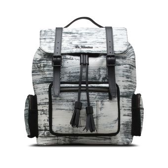 Dr. Martens Big Slouch Painter Backpack in White+Black