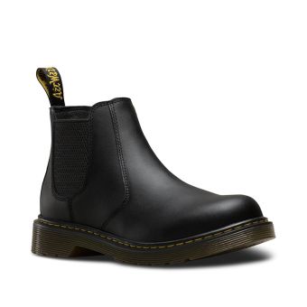 Dr. Martens Youth 2976 Softy T Leather Chelsea Boots in Black Softy T