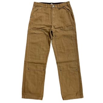 Dickies Double Front Duck Pants in Stonewashed Brown Duck