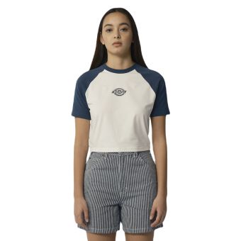 Dickies Women's Sodaville T-Shirt in Airforce Blue