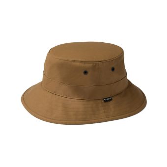 Tilley Waxed Bucket Hat in British Tan