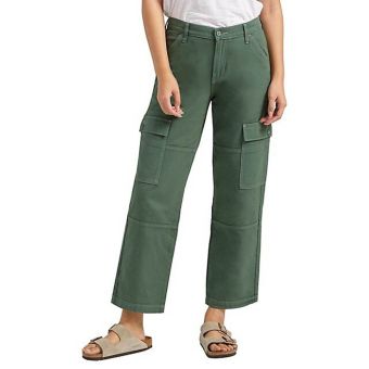 Silver Jeans Cargo Utility Pants in Spruce