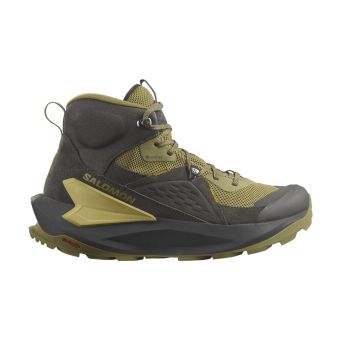 Salomon Elixir Mid Gore-Tex Men's Hiking Boots in Black/Dried Herb/Southern Moss