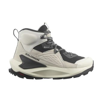 Salomon Elixir Mid Gore-Tex Women's Hiking Boots in Vanilla Ice/Phantom/Metal