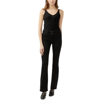 Silver Jeans Suki Mid Rise Slim Bootcut Luxe Stretch Jeans in Black