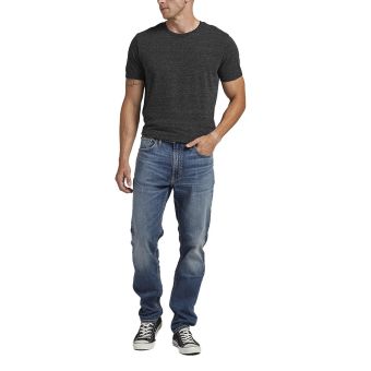 Silver Jeans Risto Athletic Fit Skinny Leg Jeans in Indigo