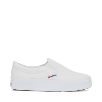 Superga 2740 Platform Slip-on Sneakers - White