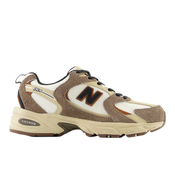 New Balance Unisex 530 in Dark Mushroom with Incense and Linen