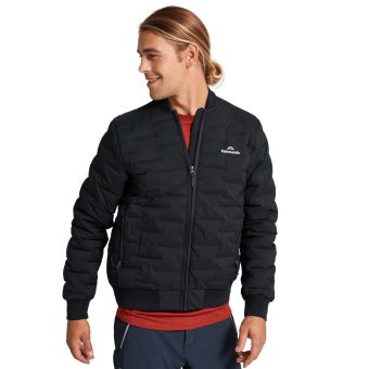 Federate Men’s Stretch Down Bomber Jacket - Black
