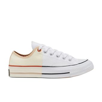 Sunblocked Chuck 70 Low Top in White/Egret/Shimmer