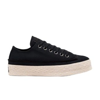 Trail to Cove Espadrille Chuck Taylor All Star Low Top in Black/White/Natural