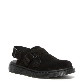 Dr. Martens Jorge Made in England Suede Mules in Black