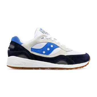 Saucony Shadow 6000 in White/Navy/Blue