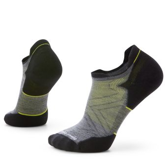 Smartwool Run Targeted Cushion Low Ankle Socks in Medium Gray