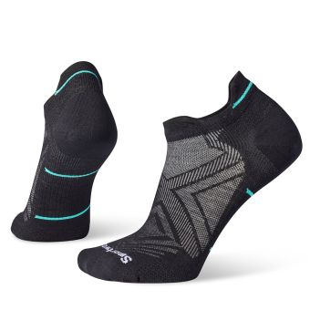 Smartwool Women's Run Zero Cushion Low Ankle Socks in Black