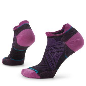 Smartwool Women's Run Zero Cushion Low Ankle Socks in Charcoal