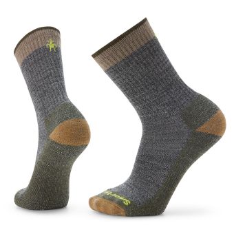 Smartwool Everyday Rollinsville Crew Socks in Fossil