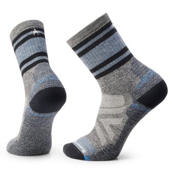 Smartwool Hike Full Cushion Lolo Trail Crew Socks in Ash-Charcoal