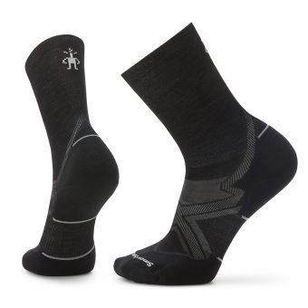 Smartwool Run Cold Weather Targeted Cushion Crew Socks in Black