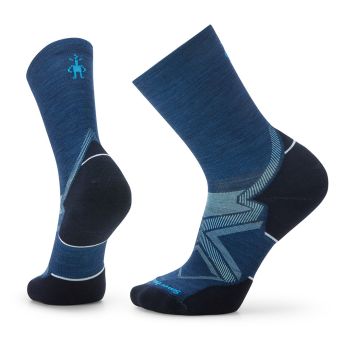 Smartwool Run Cold Weather Targeted Cushion Crew Socks in Alpine Blue