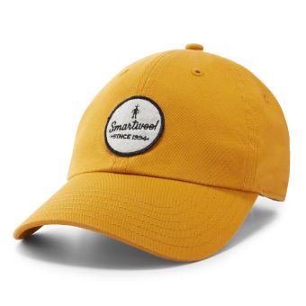 Smartwool Logo Ball Cap in Honey Gold