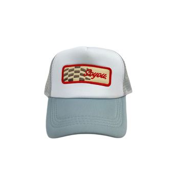 SoYou Clothing Derby City Trucker Hat in Ice Blue
