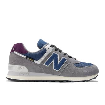 New Balance Unisex 574 in Grey with Navy