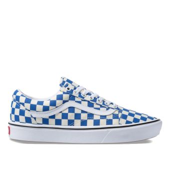 Vans ComfyCush Checker Old Skool in Lapis Blue/True White