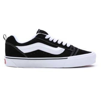 Vans Knu Skool Shoe in Black/True White