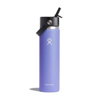 Hydro Flask 24 oz Wide Mouth with Flex Straw Cap in Lupine