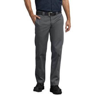 Dickies Men's 873 Slim Fit Work Pants in Charcoal Gray