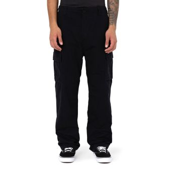 Dickies Eagle Bend Relaxed Fit Double Knee Cargo Pants in Black