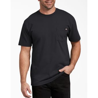 Dickies Men's Short Sleeve Heavyweight T-Shirt in Black