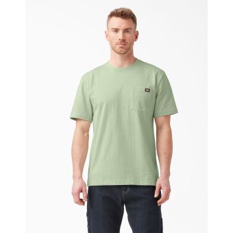 Dickies Men's Short Sleeve Heavyweight T-Shirt in Celadon Green